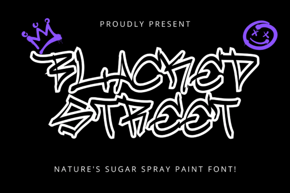 Blacked Street: A Graffiti Display Font for Bold Editorial Design