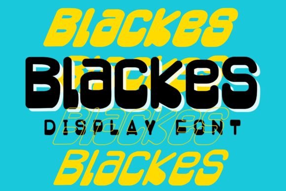 Blackes: An Ultra-Modern Display Font for Stronger Campaigns