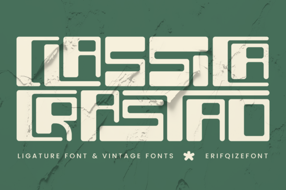 Classica Crastao: A Vintage Display Font for Handmade Products