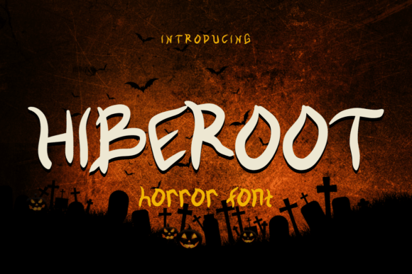 Hiberoot Horror Font Brings Dark Elegance to Brand Identity Work
