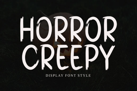 Horror Creepy Display Font for Small Business Branding