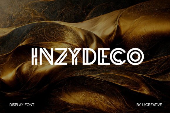Inzydeco Luxury Display Font for Signature Brand Style
