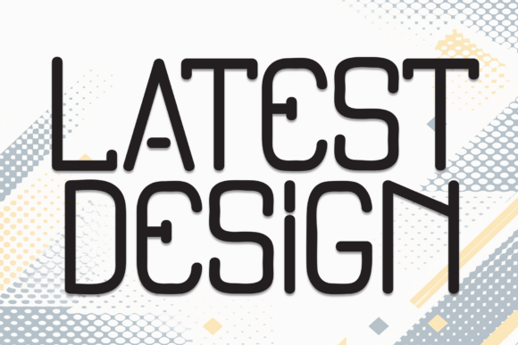 Latest Design Display Font for Bold Brand Headlines and Business Materials