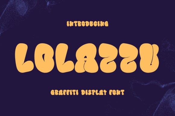 Lolazzu Bubble Display Font for Handmade Crafts and Printables