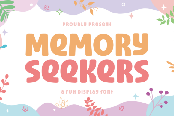 Memory Seekers Display Font for Retro Brand Identity Design