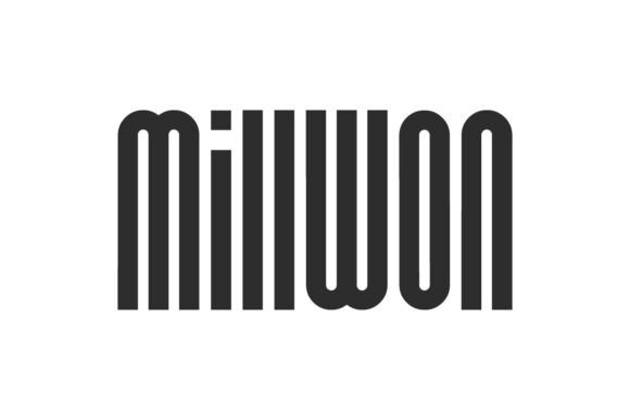 Millwon Font: A Display Typeface for Bold Campaigns