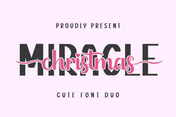 Miracle Christmas Duo for Editorial Design and Publishing