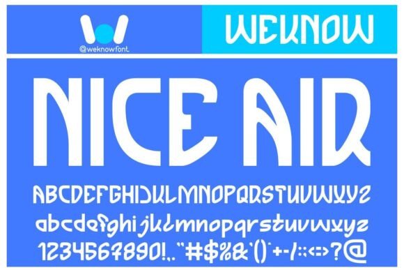 Nice Air Display Font for Modern Branding and Visuals