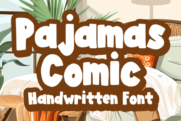 Pajamas Comic Font for Branding Projects and Playful Design Work