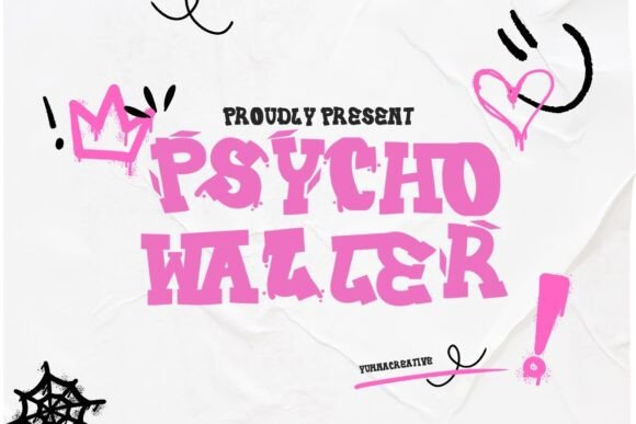 Psycho Waller: A Delicate Handwritten Font for Small Business Branding