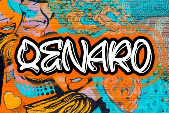 Qenaro: A Graffiti Font Built for Bold Campaign Visuals