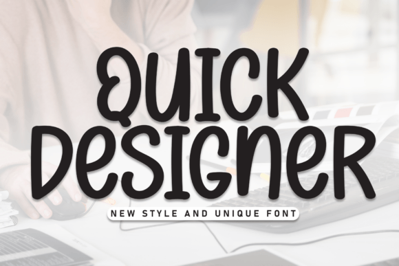 Quick Designer: Warm Handwritten Display Font for Branding