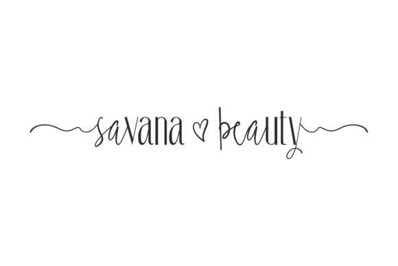 Savana Beauty: A Display Font for Editorial Storytelling