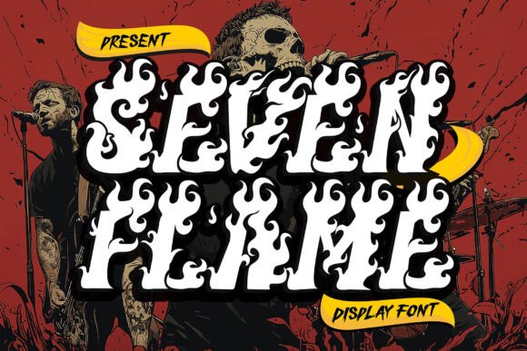 Seven Flame: Ignite Your Product Designs with a Fiery Display Font