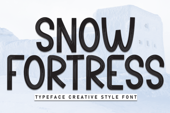 Snow Fortress Review: A Display Font for Handmade Shop Designs