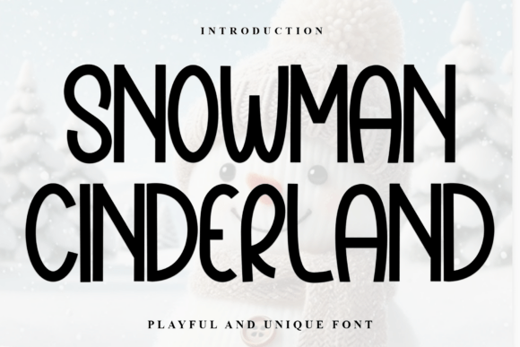 Snowman Cinderland: A Premium Display Font for Bold Branding