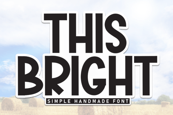 This Bright Display Font for Bold Marketing Headlines