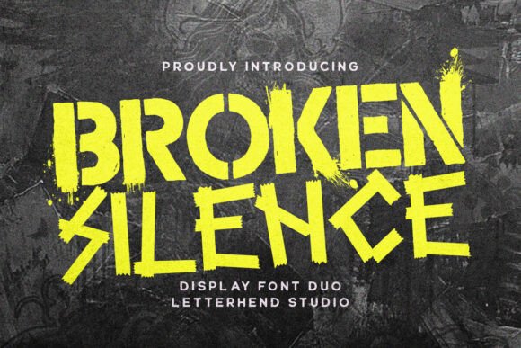 Using Broken Silence Display Font for Street-Style Web Design