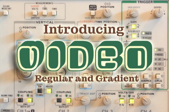 Video Font: 3D Display Lettering for Handmade Products and Packaging